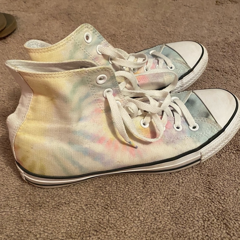 Women’s tie dyed Converse High Tops
